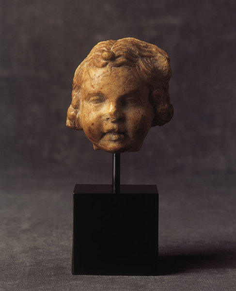 A Fine Roman Marble Head of Eros